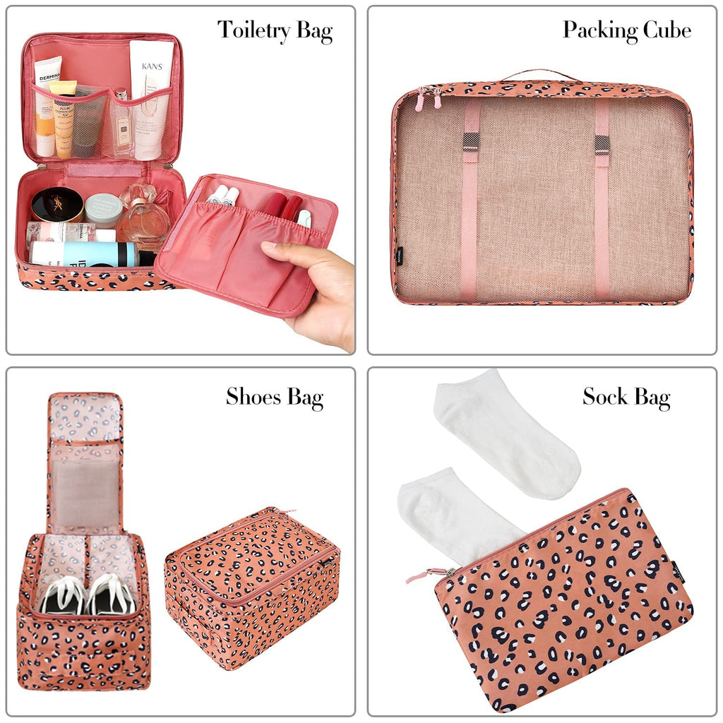 TravelMate 8-Piece Packing Cubes - Luggage Travel Bags by Handbags Specialist Headquarter | Available at Handbags Specialist Headquarter