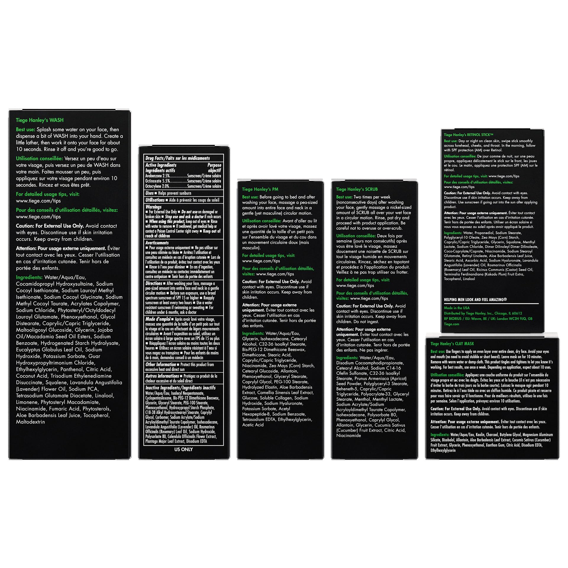 Tiege Hanley Men's Skin Care Set - Level 1 Kit