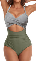 Eomenie Women's Tummy Control Cutout Swimsuit
