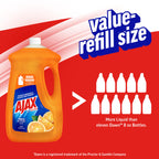 Ajax Triple Orange Dish Soap - 90 fl oz - Dish Soap Liquid by Handbags Specialist Headquarter | Available at Handbags Specialist Headquarter