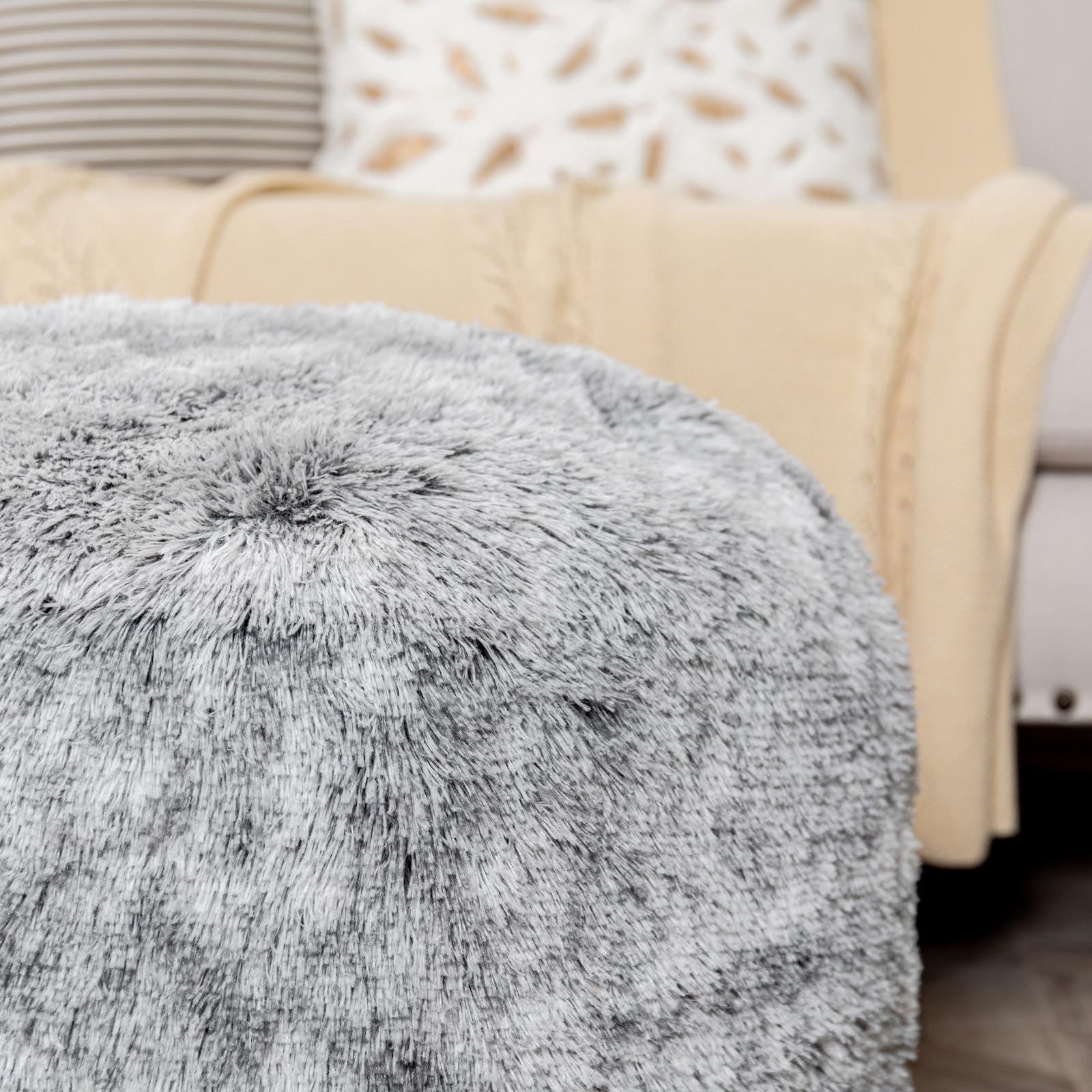 VersaPouf: Unstuffed Ottoman & Foot Rest Cover - Decor by Handbags Specialist Headquarter | Available at Handbags Specialist Headquarter