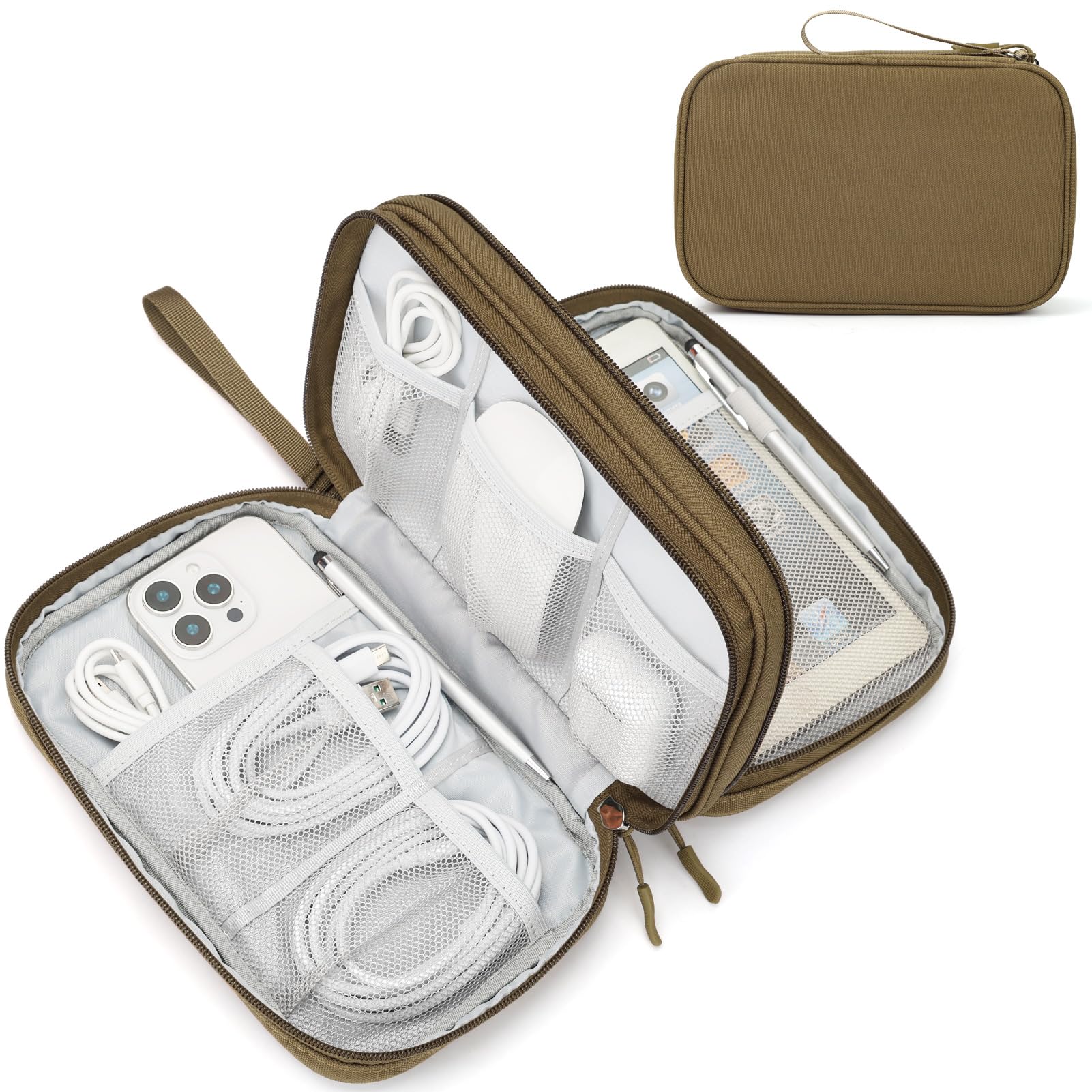 FYY All-in-One Travel Cable Organizer Pouch -  by Handbags Specialist Headquarter | Available at Handbags Specialist Headquarter