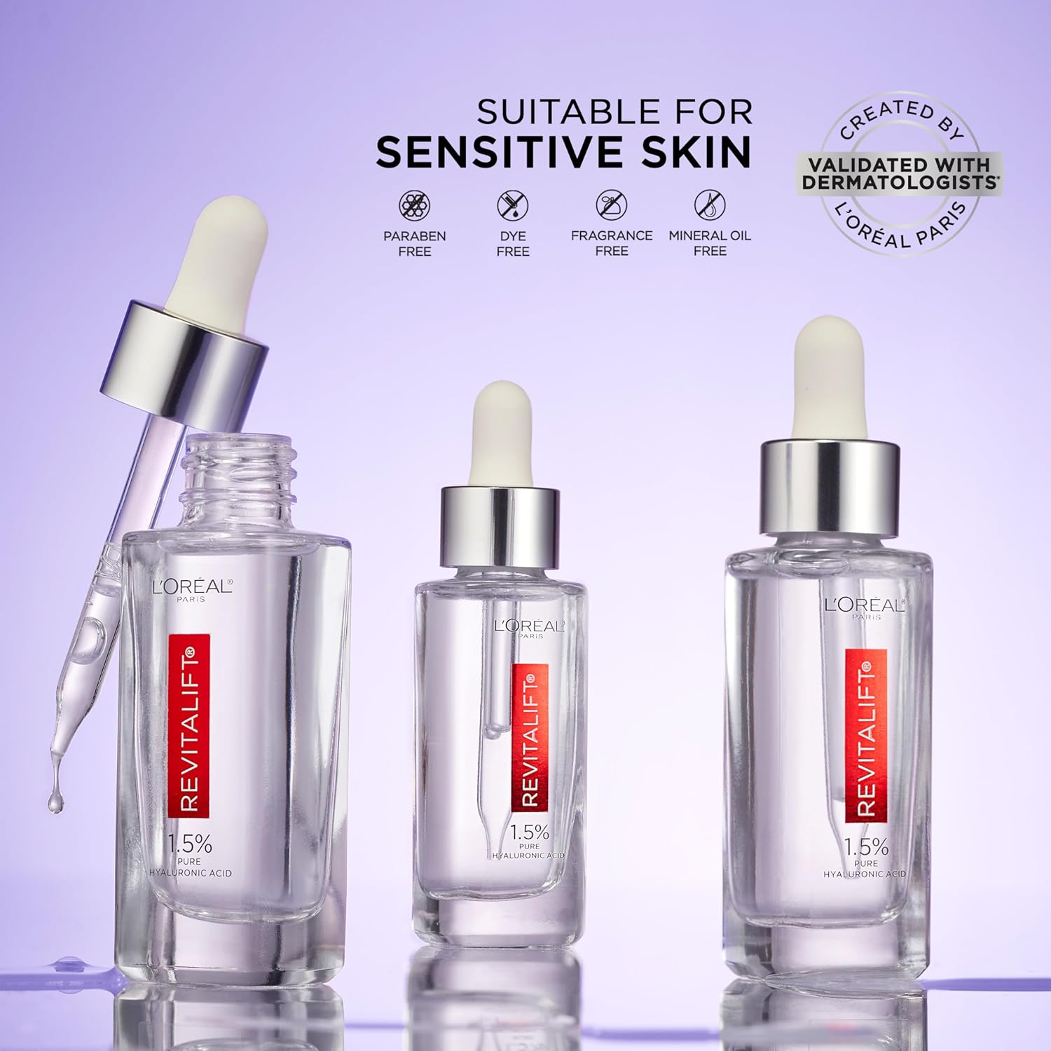 Revitalift PureHA Serum - Hydrate & Smooth Skin -  by Handbags Specialist Headquarter | Available at Handbags Specialist Headquarter