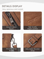 CLUCI Eco Luxe Vegan Leather Tote Bag - Bucket Bag by Handbags Specialist Headquarter | Available at Handbags Specialist Headquarter