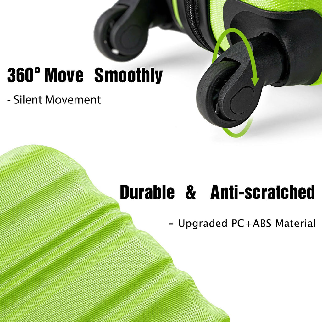 VoyagePro 6-Piece Hardshell Luggage Set - Luggage Travel Bags by Handbags Specialist Headquarter | Available at Handbags Specialist Headquarter