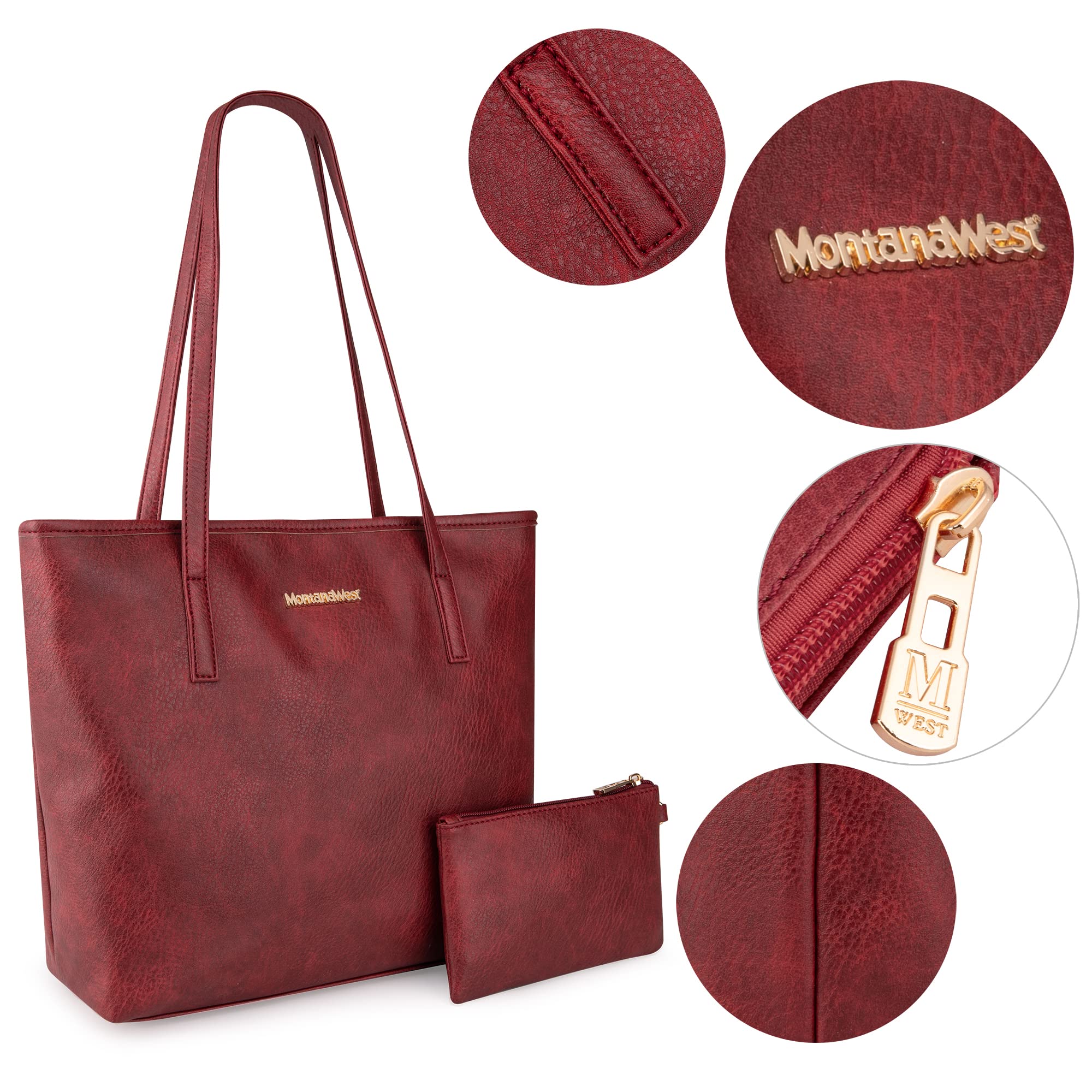 Montana Charm: Vegan Leather Tote & Shoulder Bag