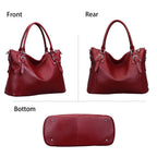 Genuine Leather Women's Tote Shoulder Bag