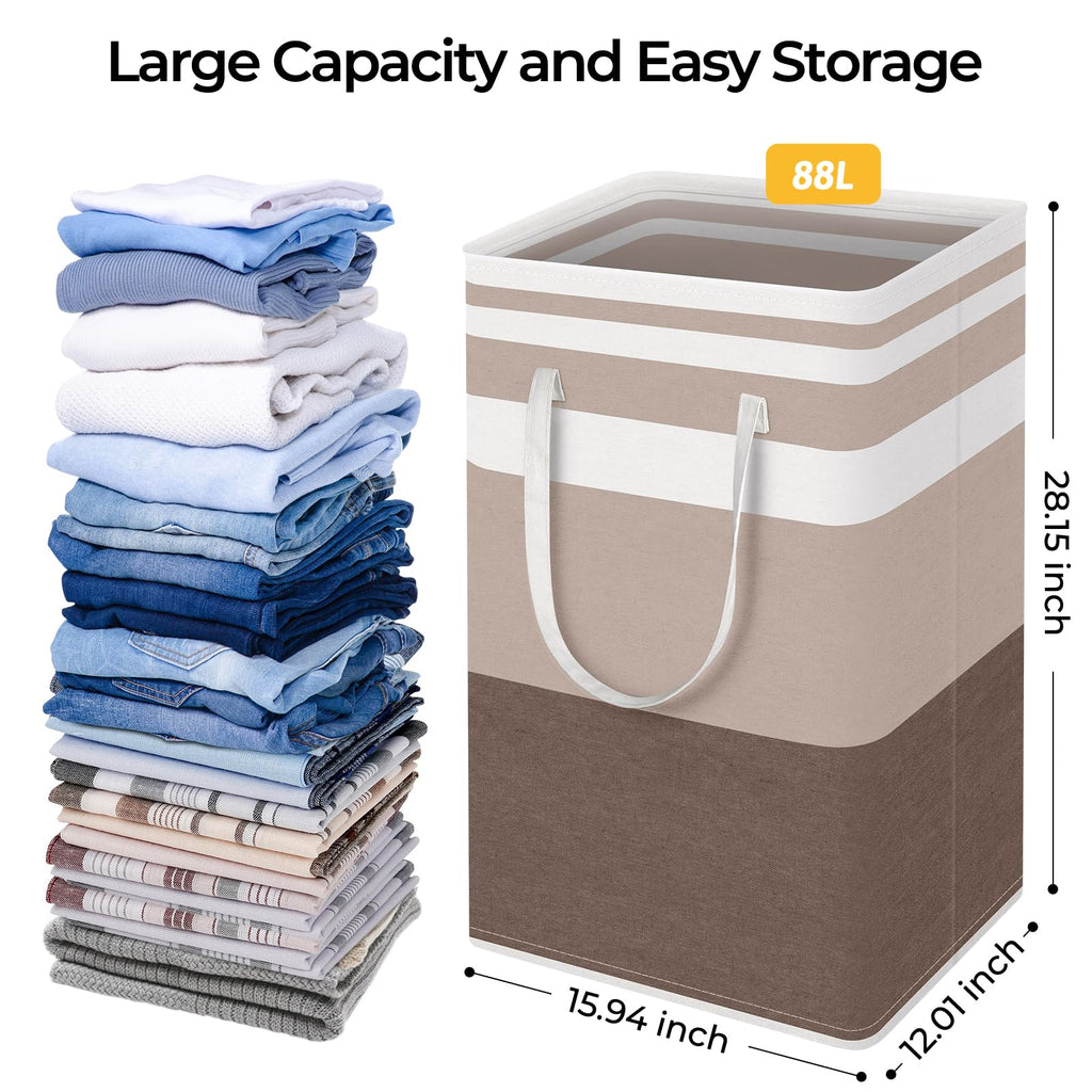 HomeHacks Duo Waterproof Laundry Baskets - Laundry Baskets by Handbags Specialist Headquarter | Available at Handbags Specialist Headquarter