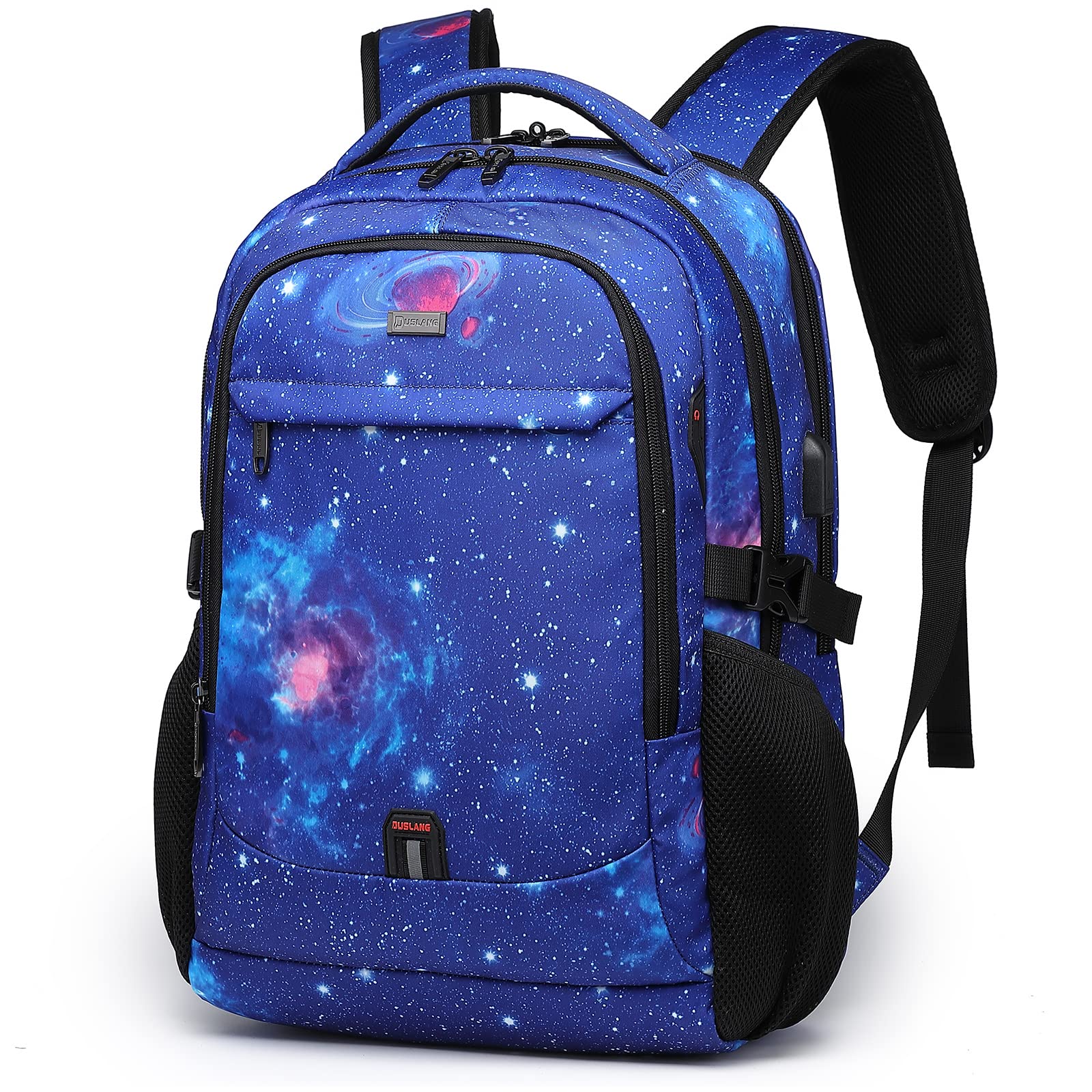 DUSLANG Travel Laptop Backpack with USB Port - Black - Backpack Bags by Handbags Specialist Headquarter | Available at Handbags Specialist Headquarter