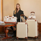 TravelPro 5-Piece Spinner Luggage Set -  by Handbags Specialist Headquarter | Available at Handbags Specialist Headquarter
