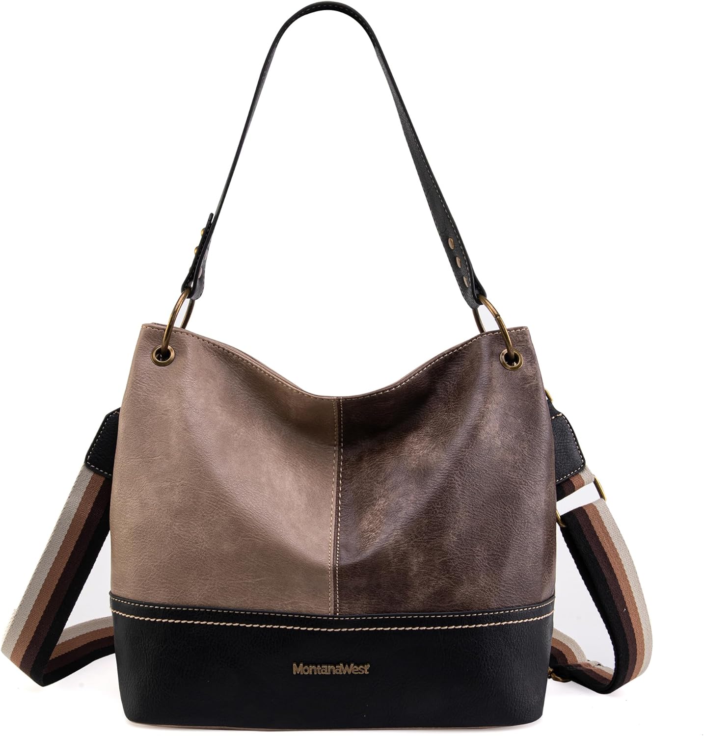 West Zip Hobo Purse - Crossbody Bags by Handbags Specialist Headquarter | Available at Handbags Specialist Headquarter