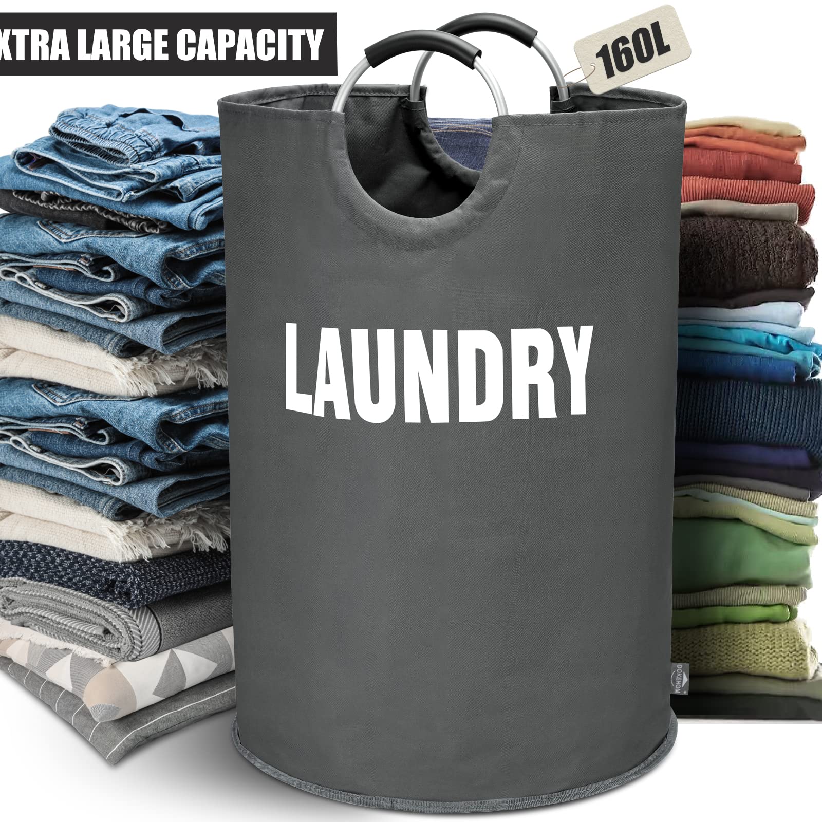 FoldAway Laundry Hamper - Laundry Baskets by Handbags Specialist Headquarter | Available at Handbags Specialist Headquarter