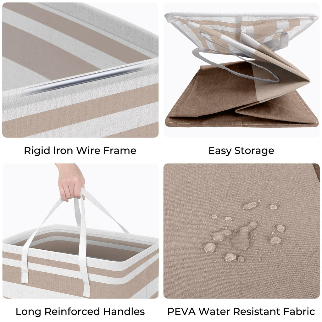 HomeHacks Duo Waterproof Laundry Baskets - Laundry Baskets by Handbags Specialist Headquarter | Available at Handbags Specialist Headquarter