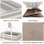 HomeHacks Duo Waterproof Laundry Baskets - Laundry Baskets by Handbags Specialist Headquarter | Available at Handbags Specialist Headquarter