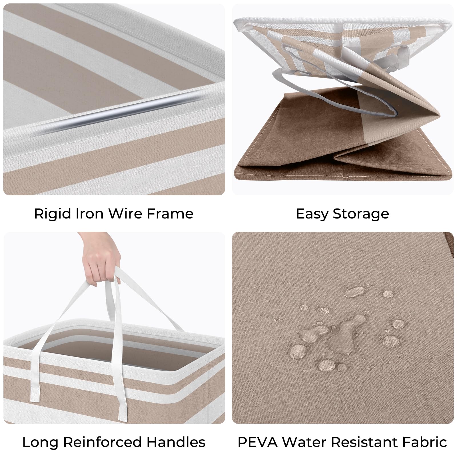 HomeHacks Duo Waterproof Laundry Baskets - Laundry Baskets by Handbags Specialist Headquarter | Available at Handbags Specialist Headquarter