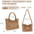 Genuine Leather Women's Tote Shoulder Bag