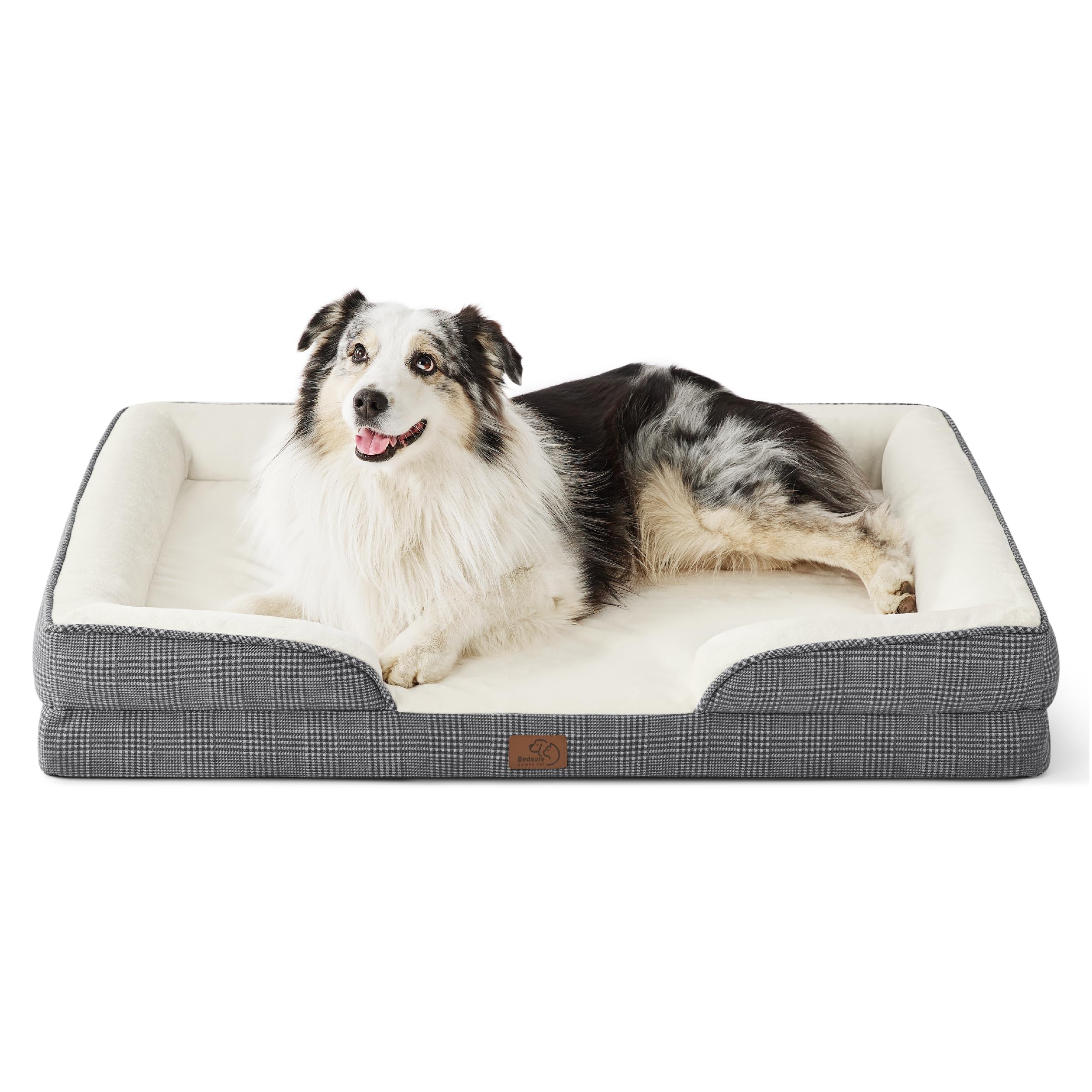 ComfyPaws Orthopedic Washable Dog Sofa - Large, Grey -  by Handbags Specialist Headquarter | Available at Handbags Specialist Headquarter