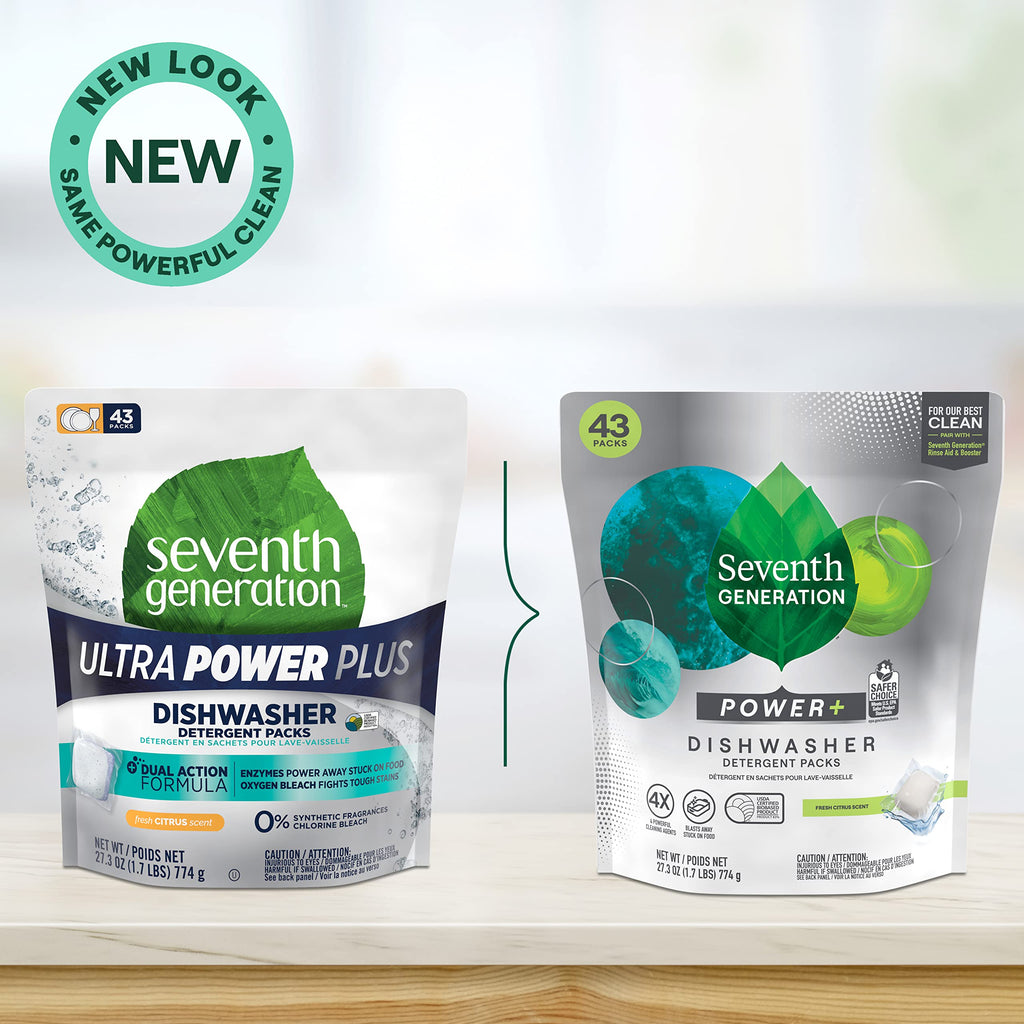 SeventhGen Citrus Sparkle Dishwasher Tabs Duo Pack -  by Handbags Specialist Headquarter | Available at Handbags Specialist Headquarter