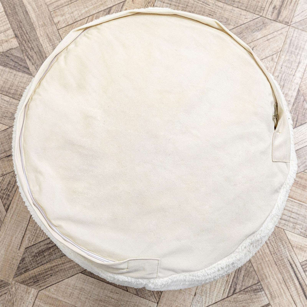 VersaPouf: Unstuffed Ottoman & Foot Rest Cover - Decor by Handbags Specialist Headquarter | Available at Handbags Specialist Headquarter