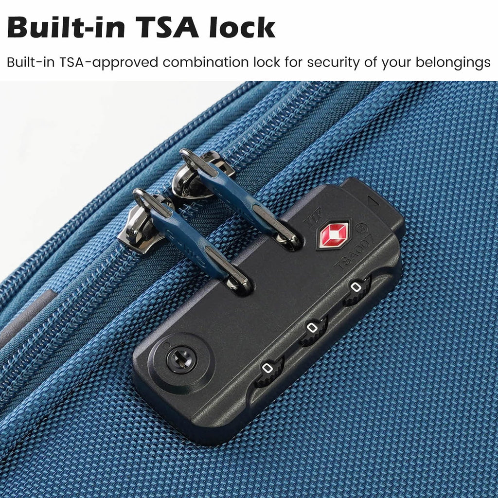 Coolife 4-Piece Softshell Spinner Luggage Set -  by Handbags Specialist Headquarter | Available at Handbags Specialist Headquarter