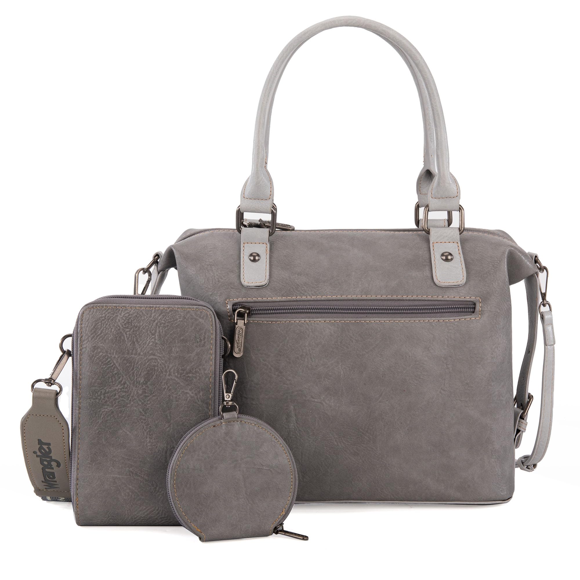 Wrangler Women's Trio: Satchel, Phone Bag & Coin Purse