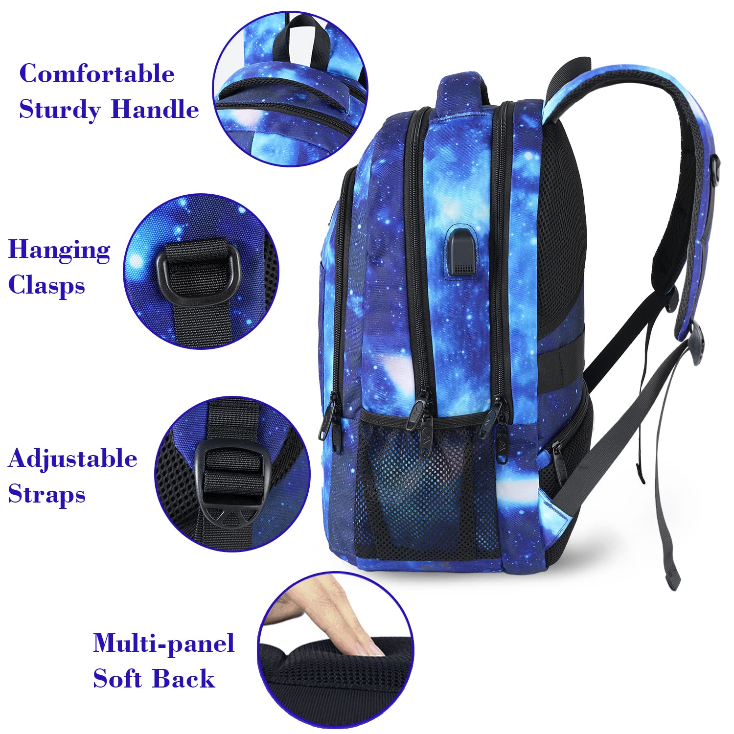 MATEIN SleekGuard Laptop Backpack with USB Port - Backpack Bags by Handbags Specialist Headquarter | Available at Handbags Specialist Headquarter