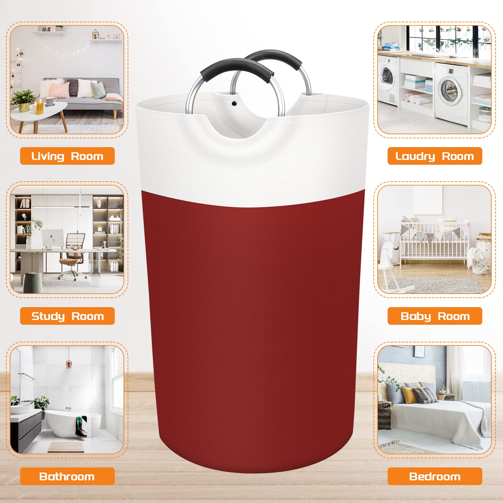 BlissTotes 90L Collapsible Laundry Hamper - Black - Laundry Baskets by Handbags Specialist Headquarter | Available at Handbags Specialist Headquarter