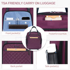 EMPSIGN 16 Wheeled Underseat Travel Bag -  by Handbags Specialist Headquarter | Available at Handbags Specialist Headquarter