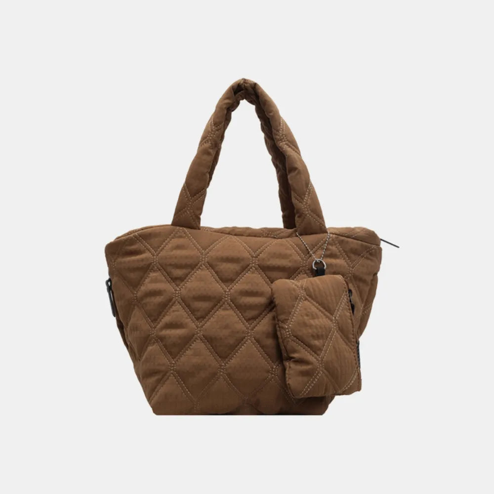 Polyester Medium Tote Bag - Tote Bag by Trendsi | Available at Handbags Specialist Headquarter