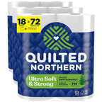 UltraSoft Mega Quilted TP - 18 Mega Rolls, Premium - Toilet Paper by Handbags Specialist Headquarter | Available at Handbags Specialist Headquarter