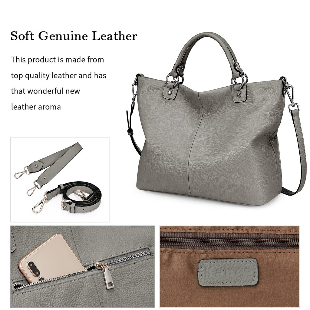 Kattee Women's Leather Tote Bag