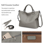 Kattee Women's Leather Tote Bag
