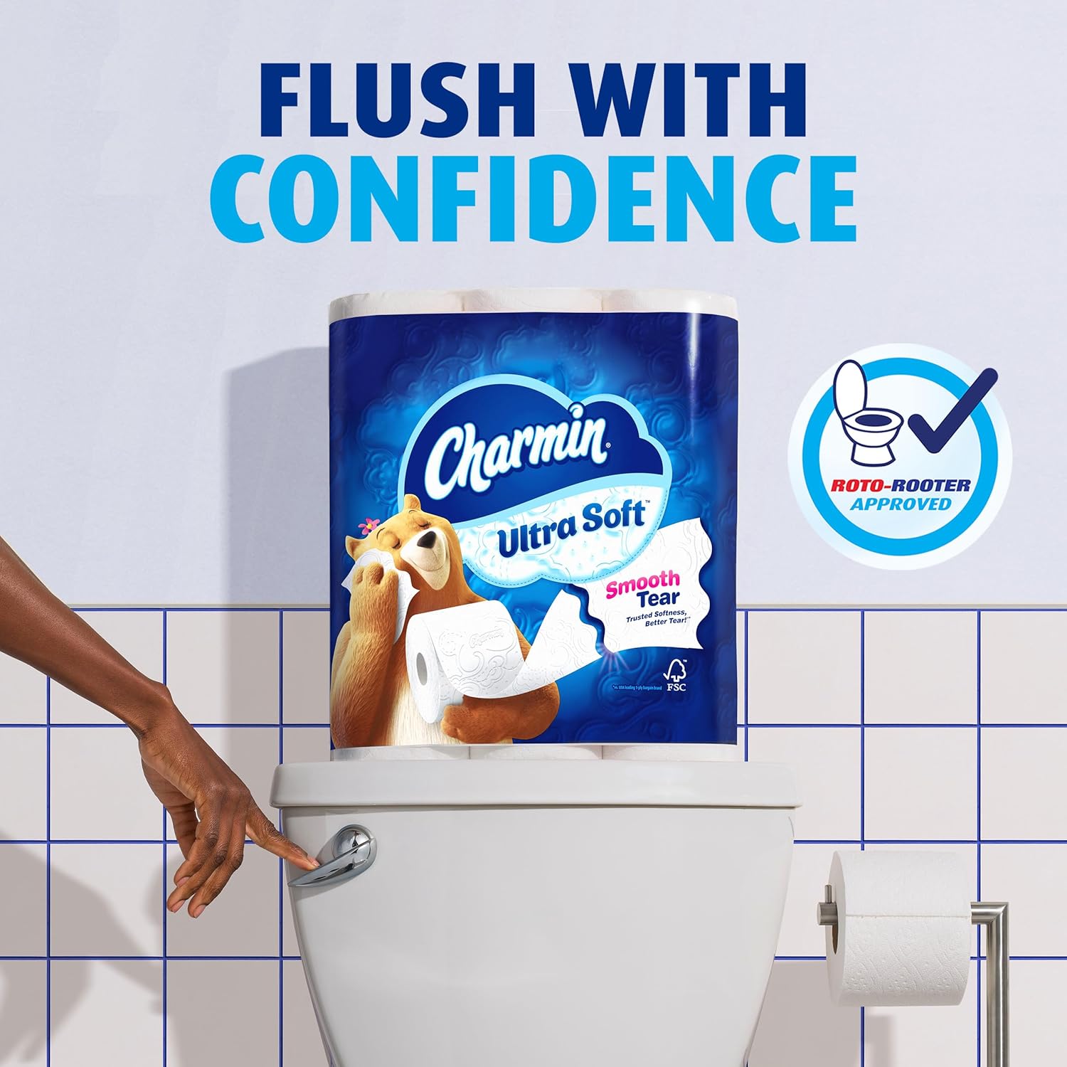 Charmin Cloud Soft: 6 Mega = 24 Regular Rolls - Toilet Paper by Handbags Specialist Headquarter | Available at Handbags Specialist Headquarter