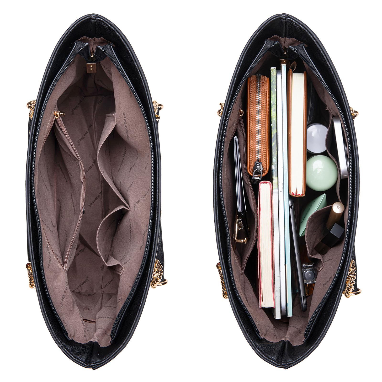 Montana Chic: Women's Chain-Handle Tote