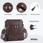 Tassel Charm Crossbody Bag for Women -  by Handbags Specialist Headquarter | Available at Handbags Specialist Headquarter