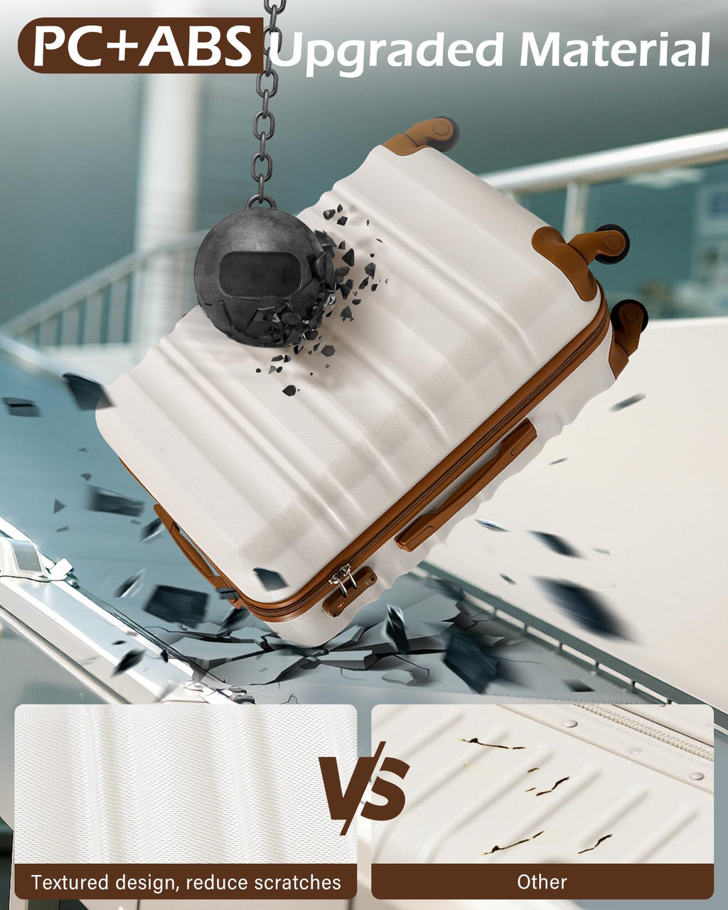 VoyagePro 6-Piece Hardshell Luggage Set - Luggage Travel Bags by Handbags Specialist Headquarter | Available at Handbags Specialist Headquarter