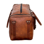 Leather Duffle Bag for Men - 21 Brown