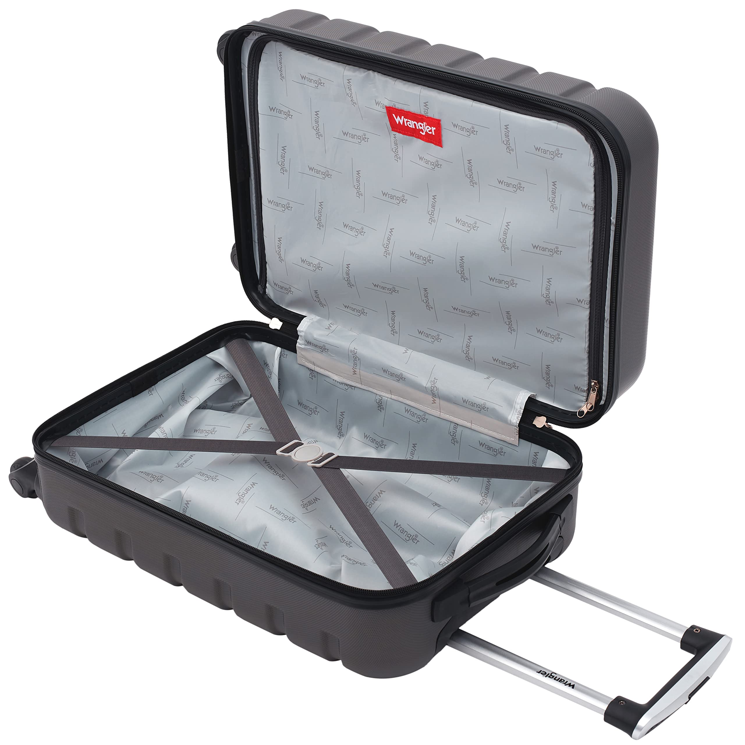 Wrangler 22 Olive Hardside Spinner Carry-On