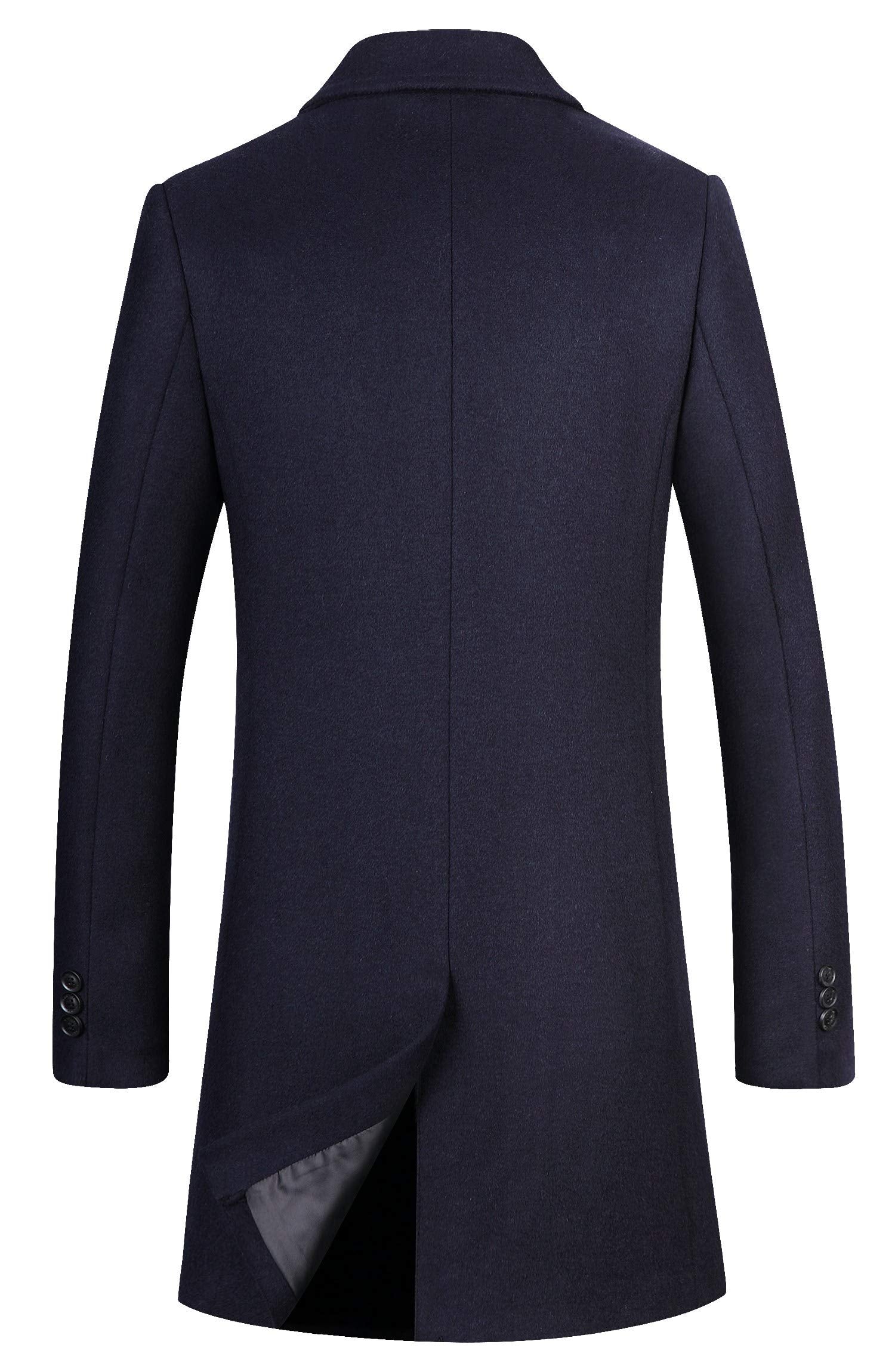 Men's Premium Wool Blend Double Breasted Coat