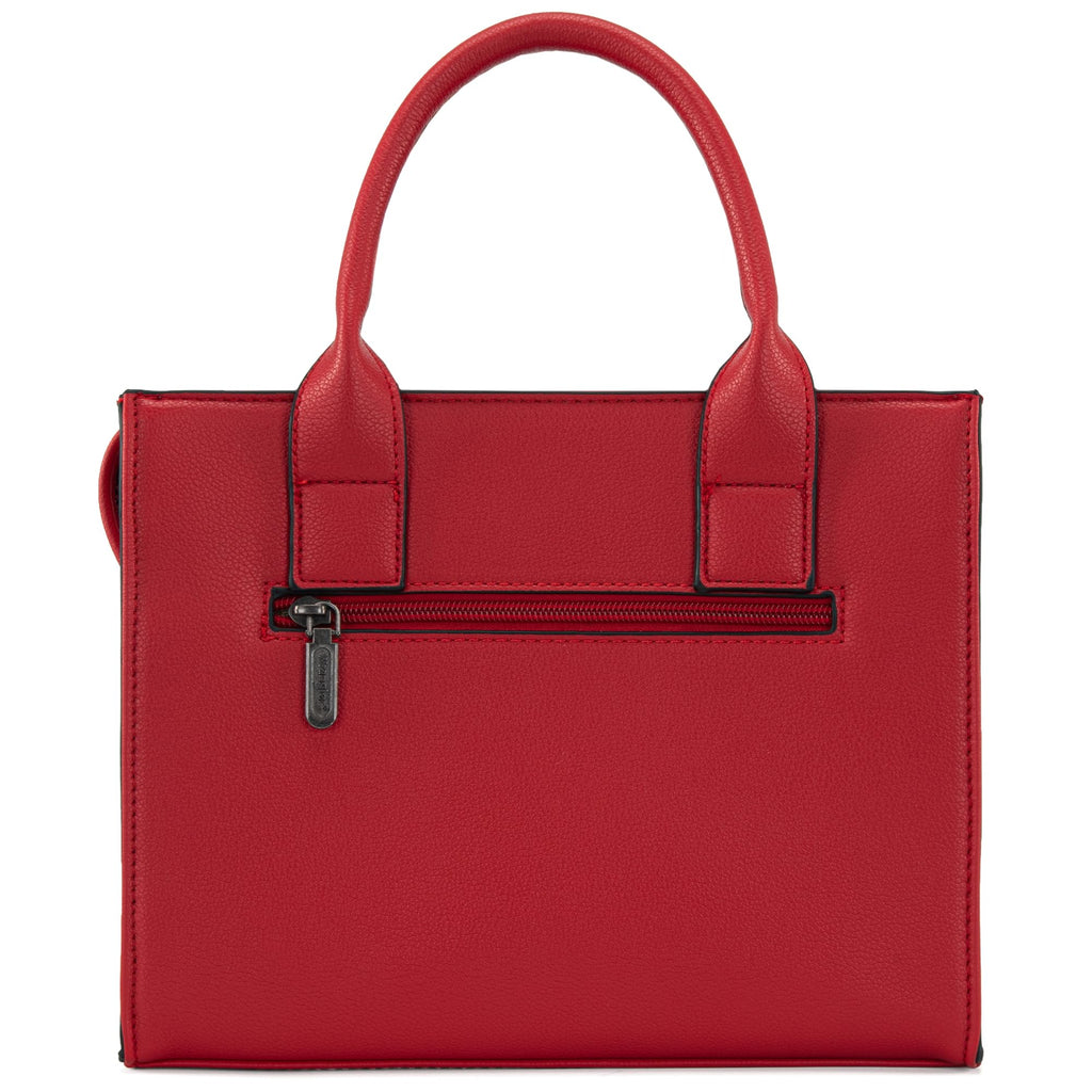 Western Chic Wrangler Tote: Vegan Leather, Versatile Strap