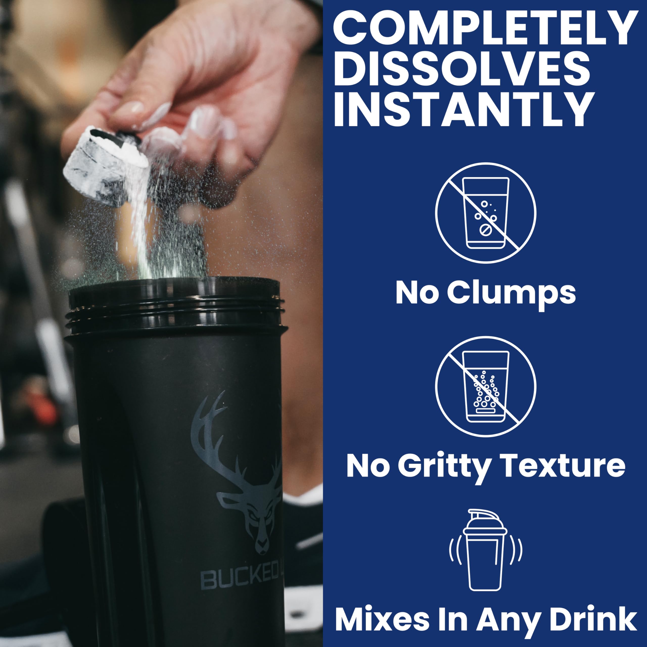 Bucked Up Micronized Creatine - Unflavored Power Boost - Healthcare by Handbags Specialist Headquarter | Available at Handbags Specialist Headquarter