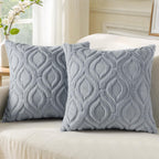 Farmhouse Faux Wool Pillow Covers - Decor by Handbags Specialist Headquarter | Available at Handbags Specialist Headquarter