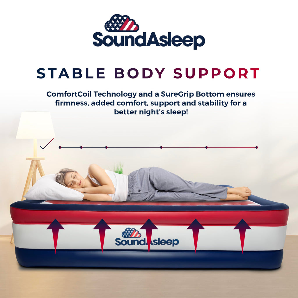 DreamNest Luxe Air Mattress with ComfortCoil Tech - Appliances by Handbags Specialist Headquarter | Available at Handbags Specialist Headquarter