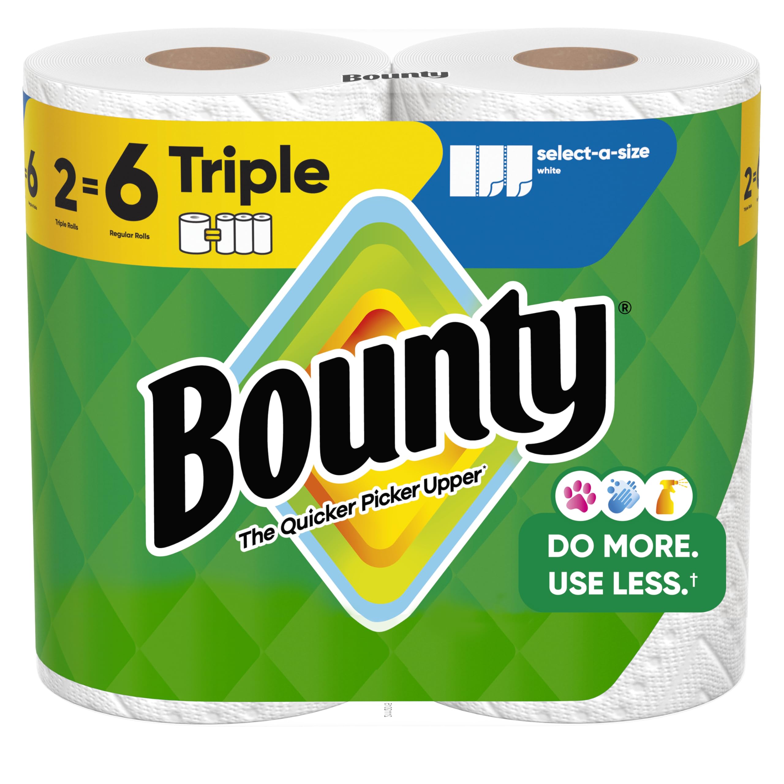 Bounty FlexiSheets: 8 Triple = 24 Regular Rolls -  by Handbags Specialist Headquarter | Available at Handbags Specialist Headquarter