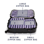 TravelWise Weekender Packing Cube Set - Silver 5-Piece - Luggage Travel Bags by Handbags Specialist Headquarter | Available at Handbags Specialist Headquarter