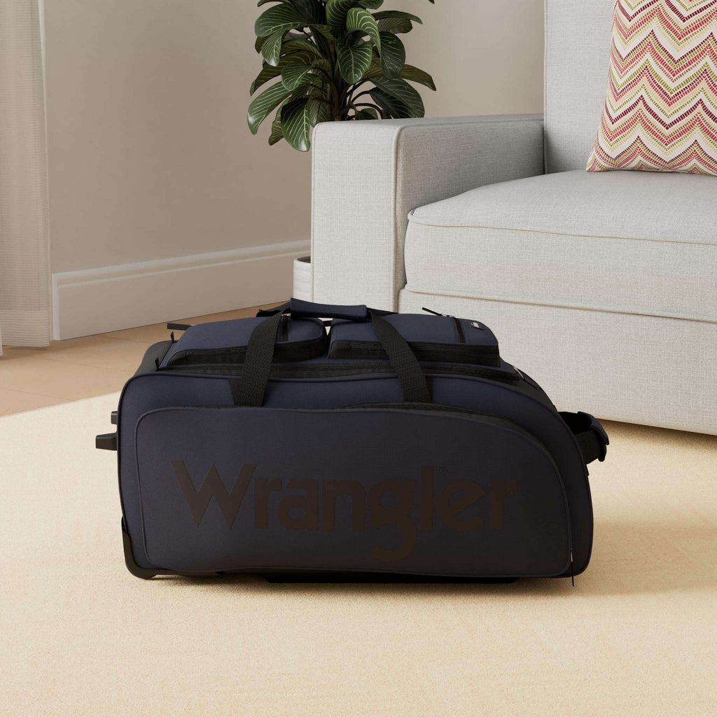 Wrangler Wesley Rolling Duffel Bag - Luggage Travel Bags by Handbags Specialist Headquarter | Available at Handbags Specialist Headquarter