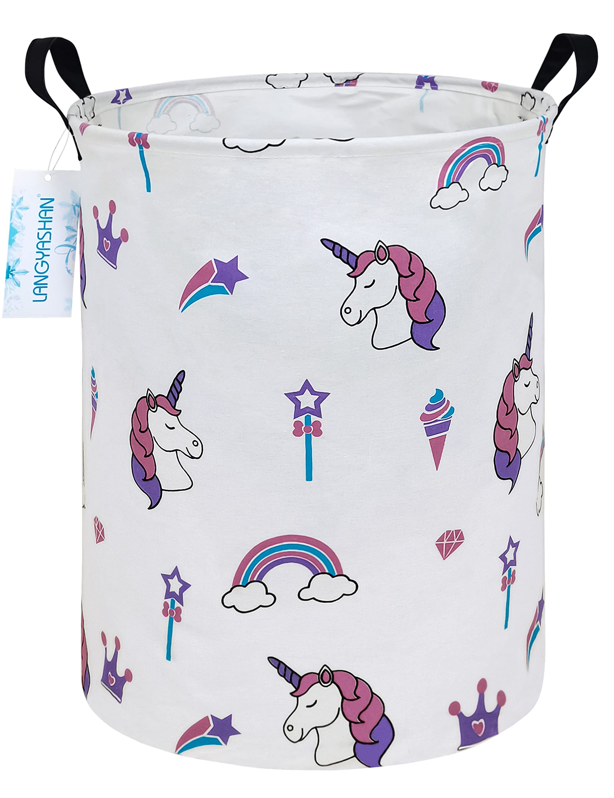 Collapsible Canvas Hamper by LANGYASHAN - Laundry Baskets by Handbags Specialist Headquarter | Available at Handbags Specialist Headquarter