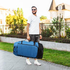 AquaRoll 29 Quilted Wheeled Duffle Backpack -  by Handbags Specialist Headquarter | Available at Handbags Specialist Headquarter