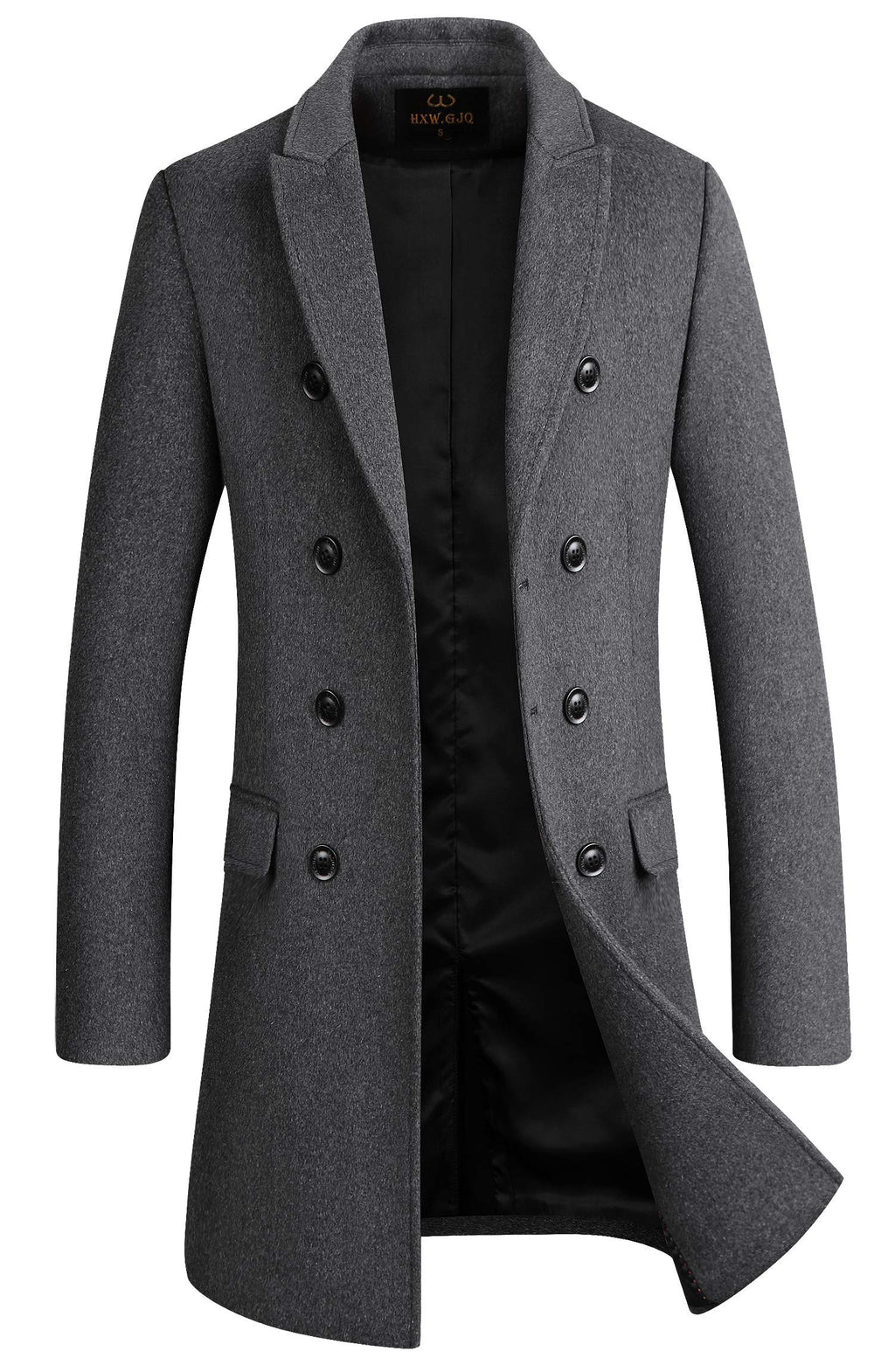 Men's Premium Wool Blend Double Breasted Coat
