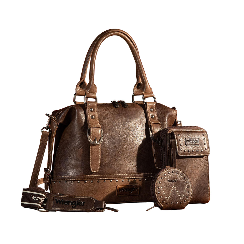 Wrangler Women's Trio: Satchel, Phone Bag & Coin Purse